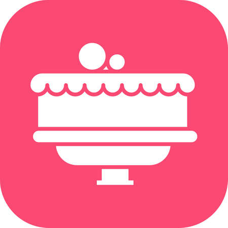 vector Cake Iconのイラスト素材