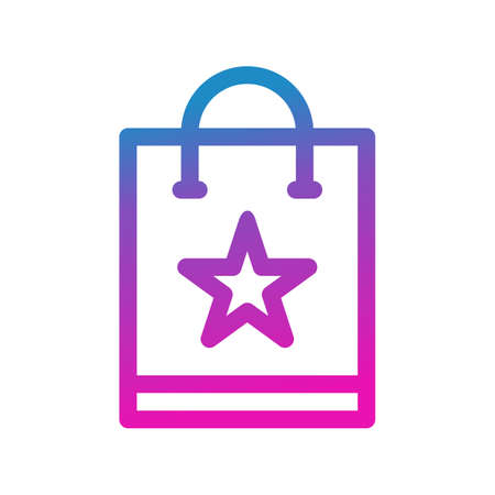 vector shopping bag Iconのイラスト素材