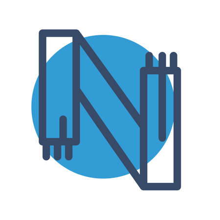 vector muffler Iconのイラスト素材