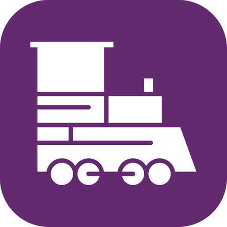 vector train engine Iconのイラスト素材