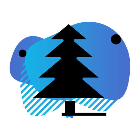 vector tree Iconのイラスト素材