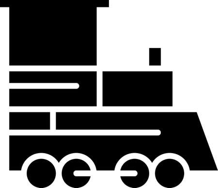 vector train engine Iconのイラスト素材