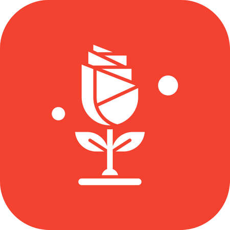 vector Flower Iconのイラスト素材