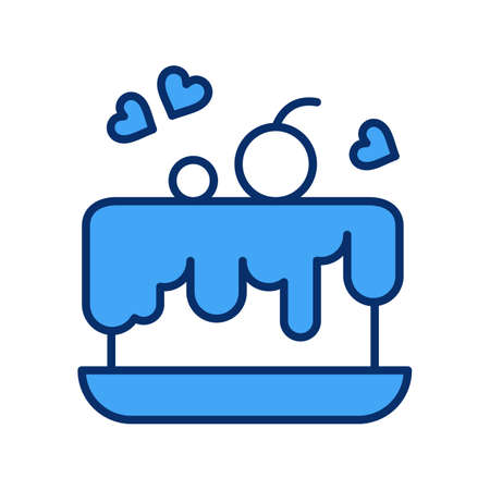 vector Cake Iconのイラスト素材