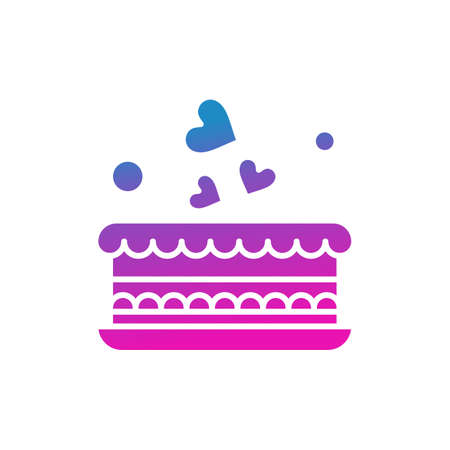 vector Cake Iconのイラスト素材