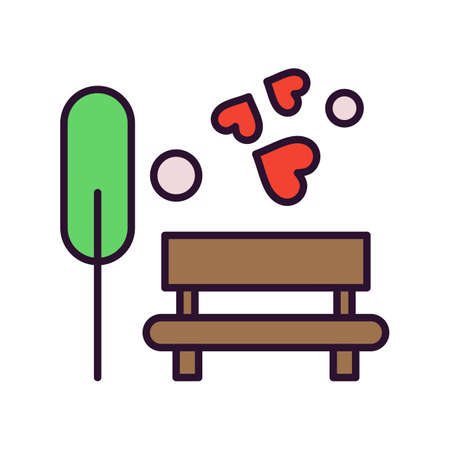 vector Bench Iconのイラスト素材