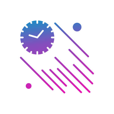 vector fast clock Iconのイラスト素材