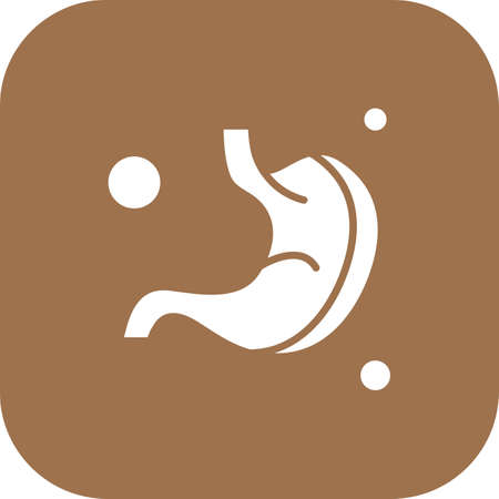 vector stomach Iconのイラスト素材