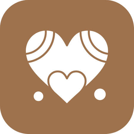 vector heart Iconのイラスト素材