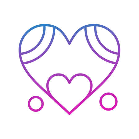 vector heart Iconのイラスト素材