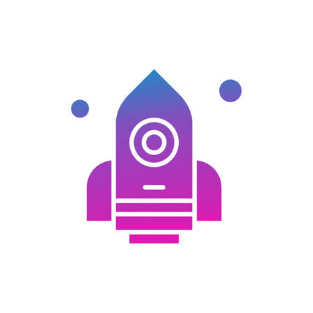 vector rocket Iconのイラスト素材