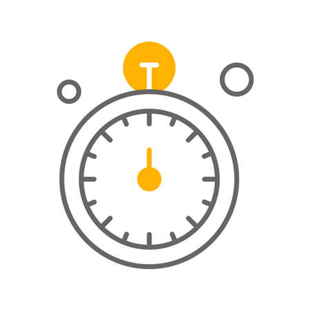 vector stop watch Icon