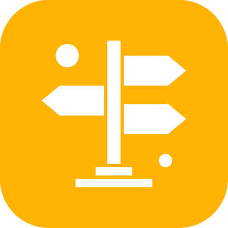 vector direction Iconのイラスト素材