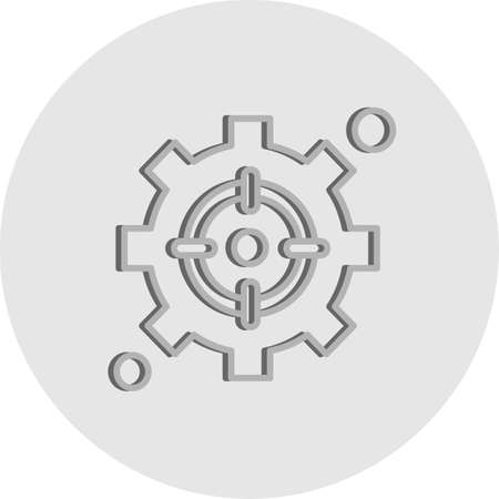 vector setting Iconのイラスト素材
