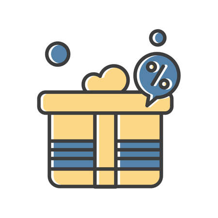 vector gift Iconのイラスト素材