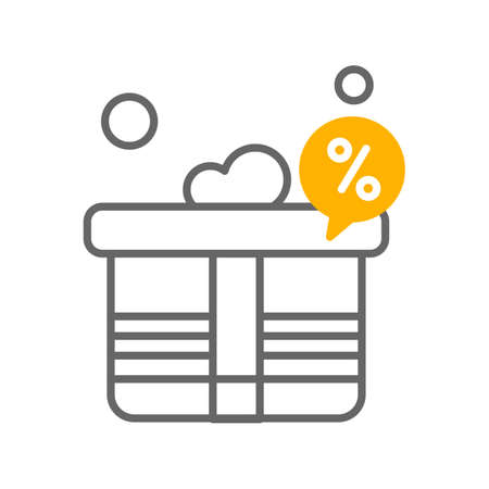 vector gift Iconのイラスト素材