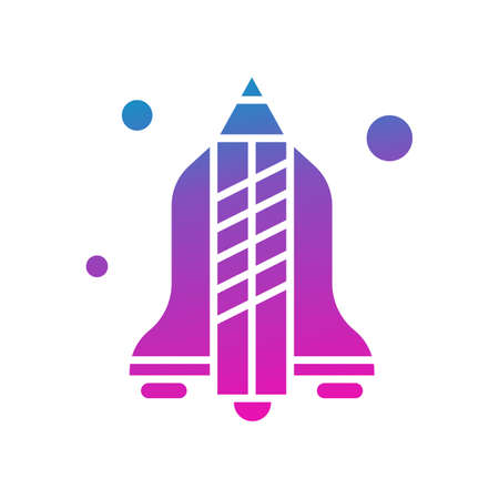 vector rocket Iconのイラスト素材