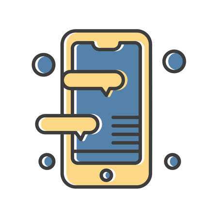 vector mobile Iconのイラスト素材