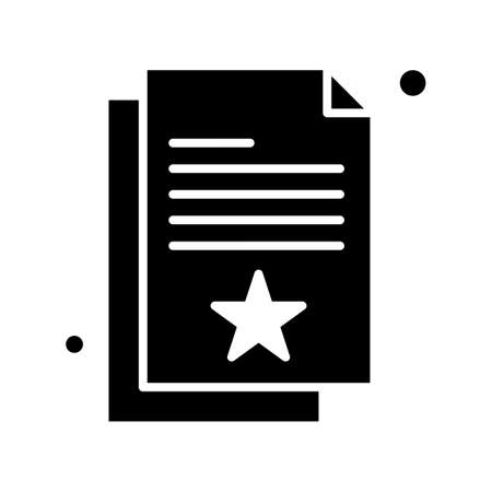 vector Document Iconのイラスト素材