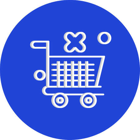 vector trolley Iconのイラスト素材