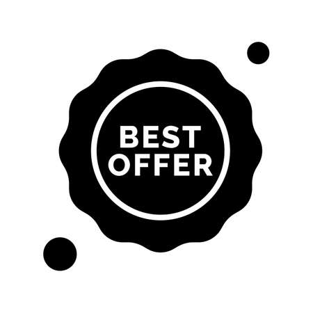 vector Best offer Iconのイラスト素材