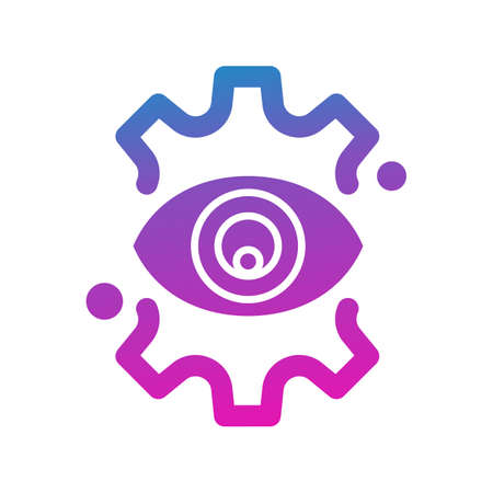 vector eye Iconのイラスト素材
