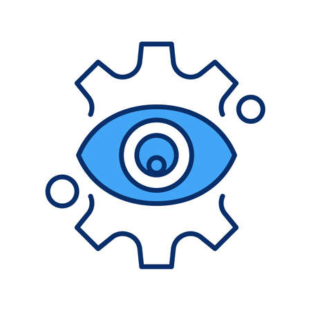 vector eye Iconのイラスト素材