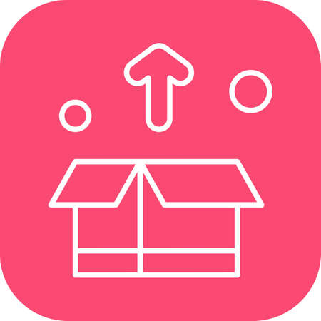 vector boxes Iconのイラスト素材