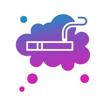 vector smoking Iconのイラスト素材