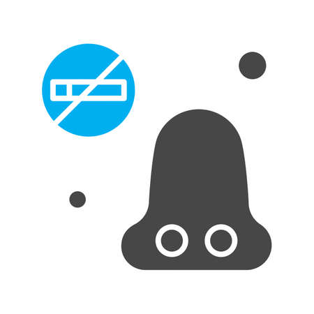 vector nose Iconのイラスト素材