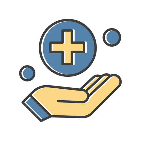 vector hand Iconのイラスト素材