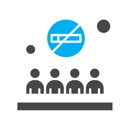 vector no smoking Iconのイラスト素材