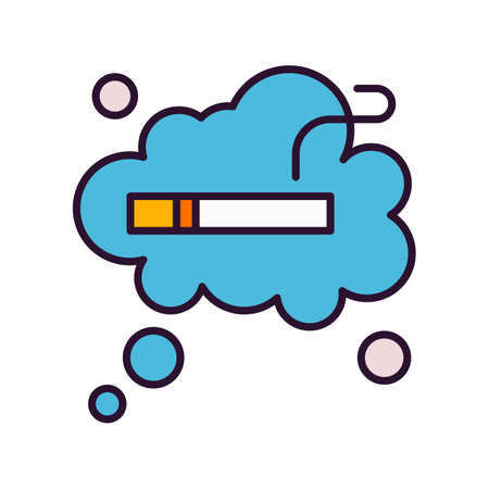 vector smoking Iconのイラスト素材