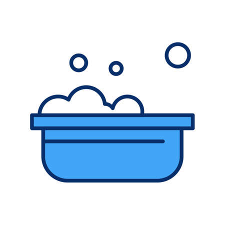vector Bathtub Iconのイラスト素材