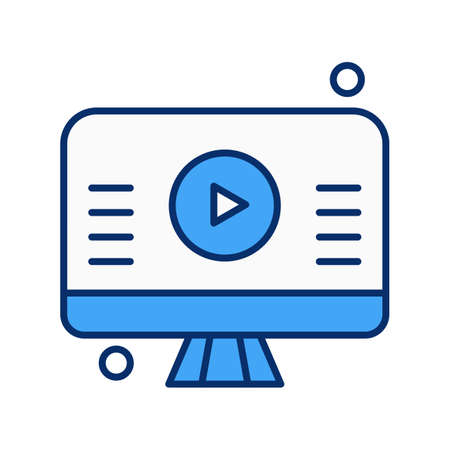 vector Lcd Iconのイラスト素材