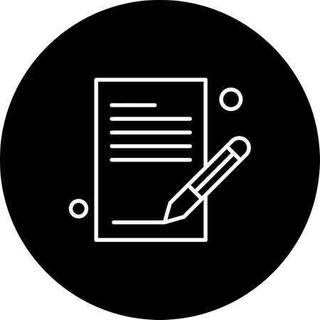 vector Note Iconのイラスト素材