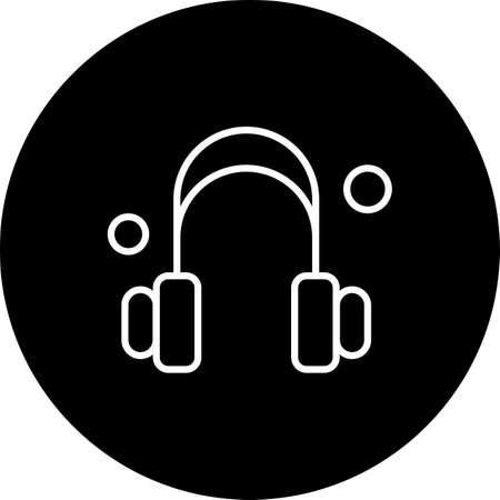 vector headphone Iconのイラスト素材