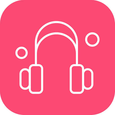 vector headphone Iconのイラスト素材