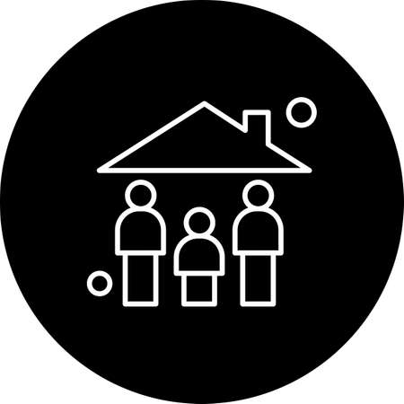 vector Family Iconのイラスト素材