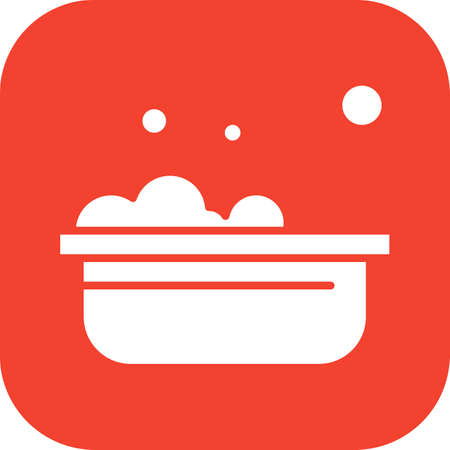 vector Bathtub Iconのイラスト素材
