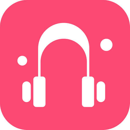 vector headphone Iconのイラスト素材