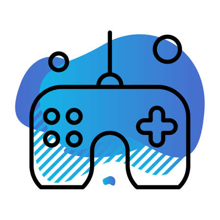vector joystick Iconのイラスト素材