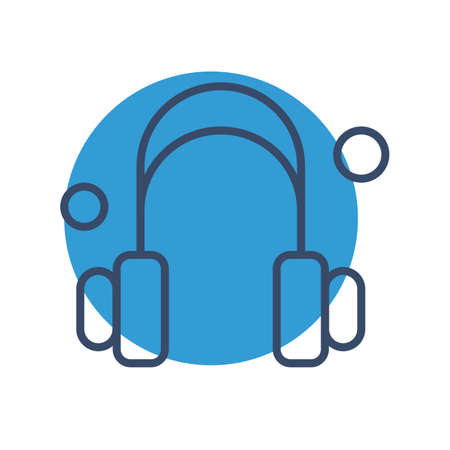 vector headphone Iconのイラスト素材