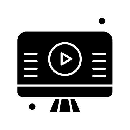 vector Lcd Iconのイラスト素材