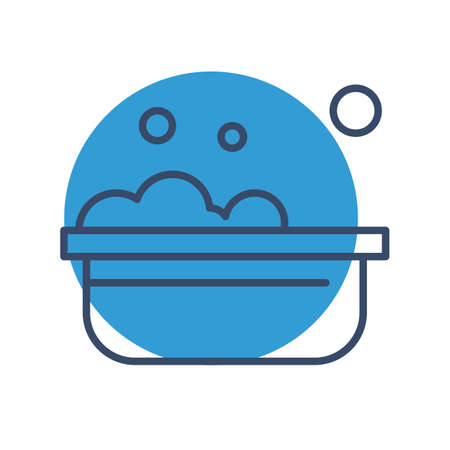 vector Bathtub Iconのイラスト素材
