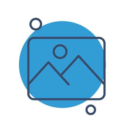 vector Gallery Iconのイラスト素材