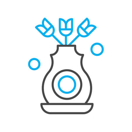 vector flower Iconのイラスト素材