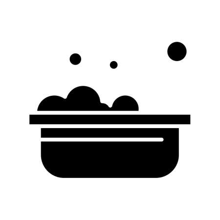 vector Bathtub Iconのイラスト素材