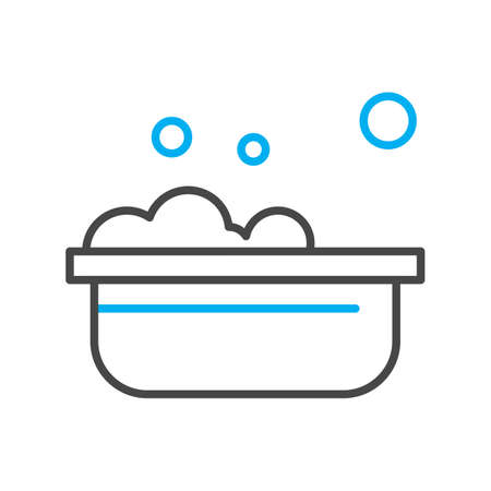 vector Bathtub Iconのイラスト素材