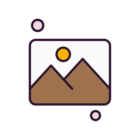 vector Gallery Iconのイラスト素材